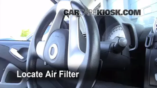2008 Smart Fortwo Passion 1.0L 3 Cyl. Filtro de aire (interior) Cambio